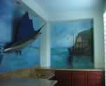 Fishing House and Boat Bar Murals